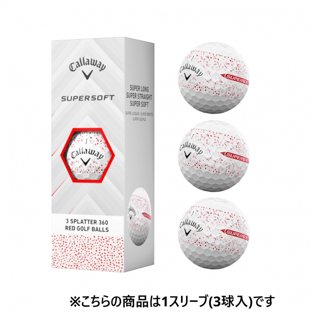 �L�����E�F�C SUPERSOFT 25 1�X���[�u(3����) �S���t ���F�� Callaway