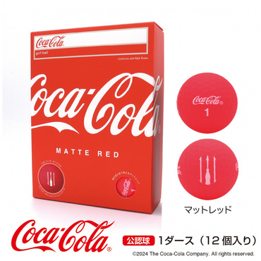 1ダース 12球入り マットレッド 落ち側まで見える！ 艶消し 目立つ 探しやすい レッド 飛ぶ