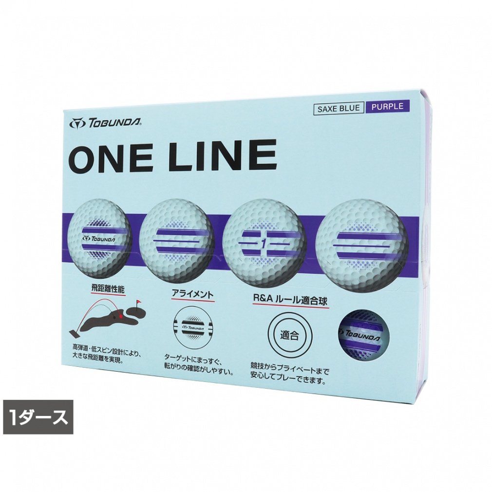 �g�u���_ ONE LINE �������C�� �J���[�{�[�� �S���t �{�[�� 1�_�[�X(12����) TOBUNDA