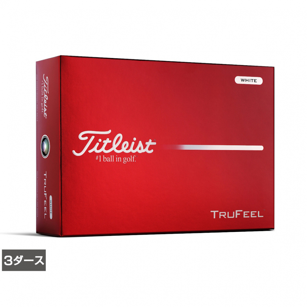 �^�C�g���X�g 26 TRUFEEL �g�D���[�t�B�[�� �z���C�g (8929191692) 3�_�[�X(36����) �S���t ���F�� Titleist