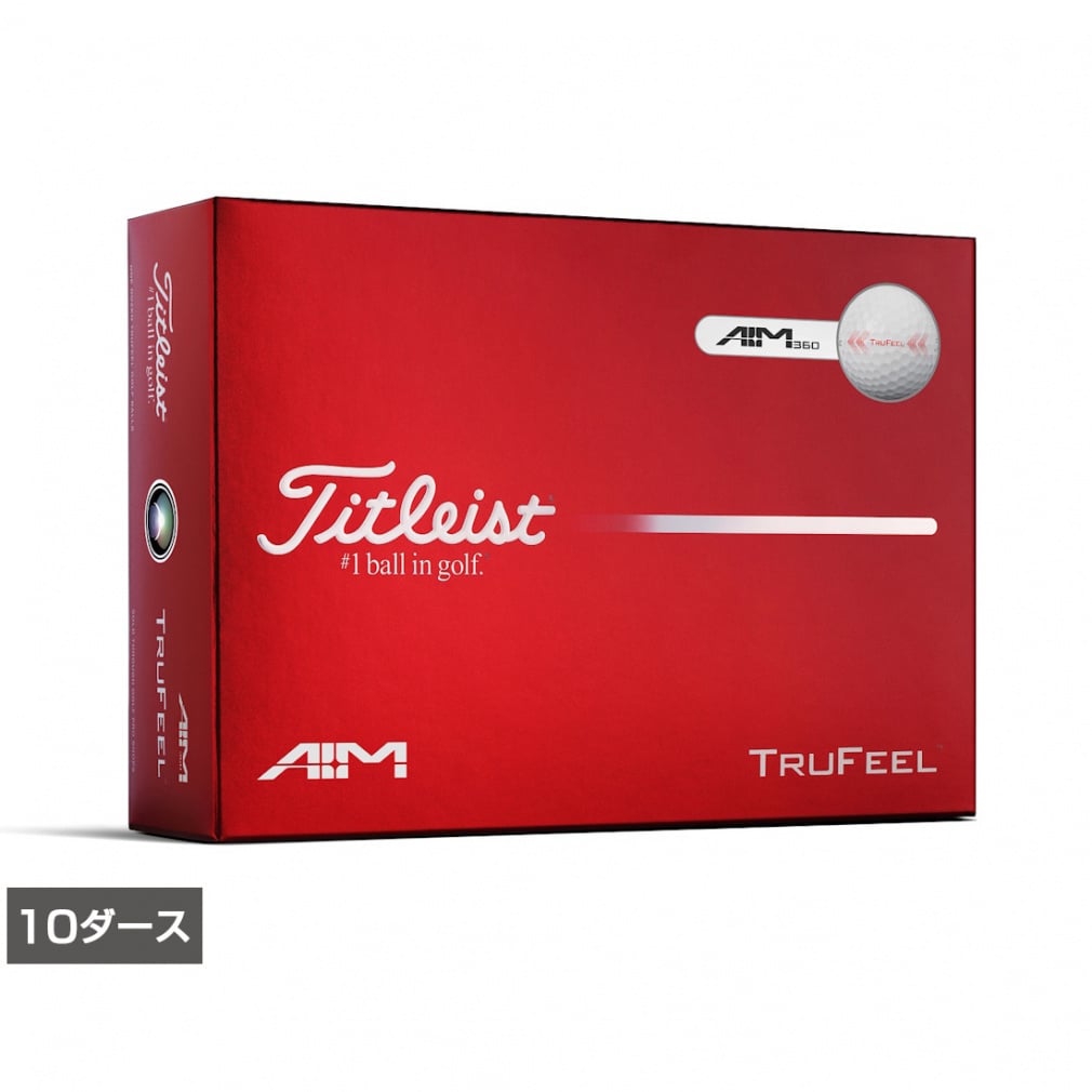 �^�C�g���X�g 26 TRUFEEL AIM �g�D���[�t�B�[�� �G�C�� (8929301787) 10�_�[�X(120����) �S���t ���F�� Titleist