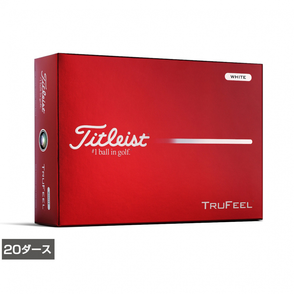 �^�C�g���X�g 26 TRUFEEL �g�D���[�t�B�[�� �z���C�g (8929191692) 20�_�[�X(240����) �S���t ���F�� Titleist