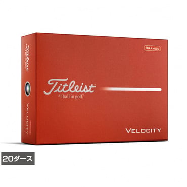 タイトリスト 26 VELOCITY ORANGE ベロシティ (8929287500) 1ダース(12