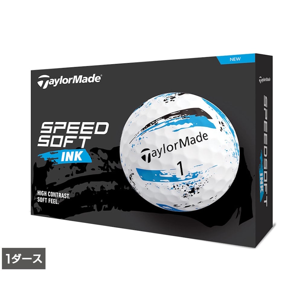 �e�[���[���C�h TMJ24 SpeedSoft INK BLU (N9509601) 1�_�[�X(12����) �S���t ���F�� TaylorMade