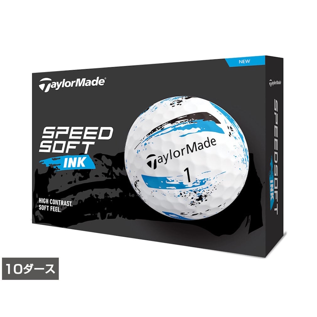 �e�[���[���C�h TMJ24 SpeedSoft INK BLU (N9509601) 10�_�[�X(120����) �S���t ���F�� TaylorMade