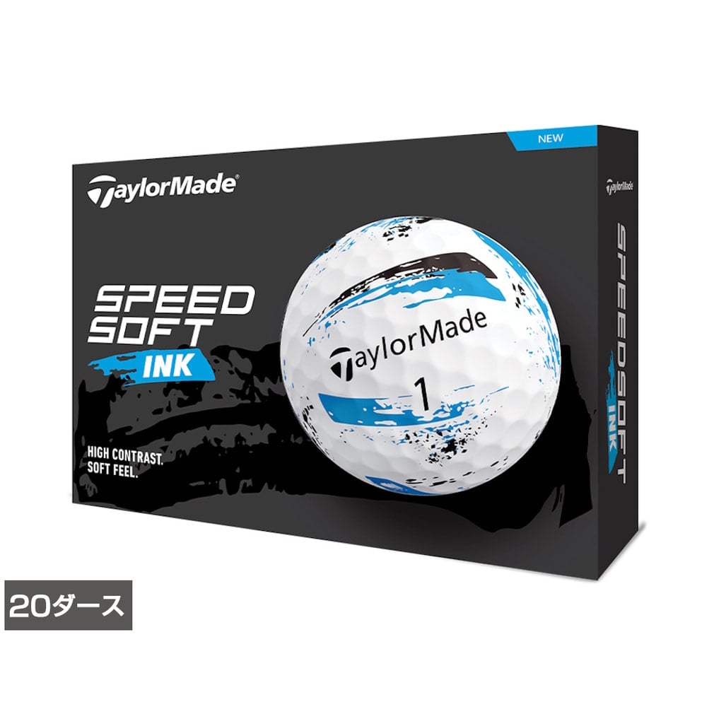 �e�[���[���C�h TMJ24 SpeedSoft INK BLU (N9509601) 20�_�[�X(240����) �S���t ���F�� TaylorMade