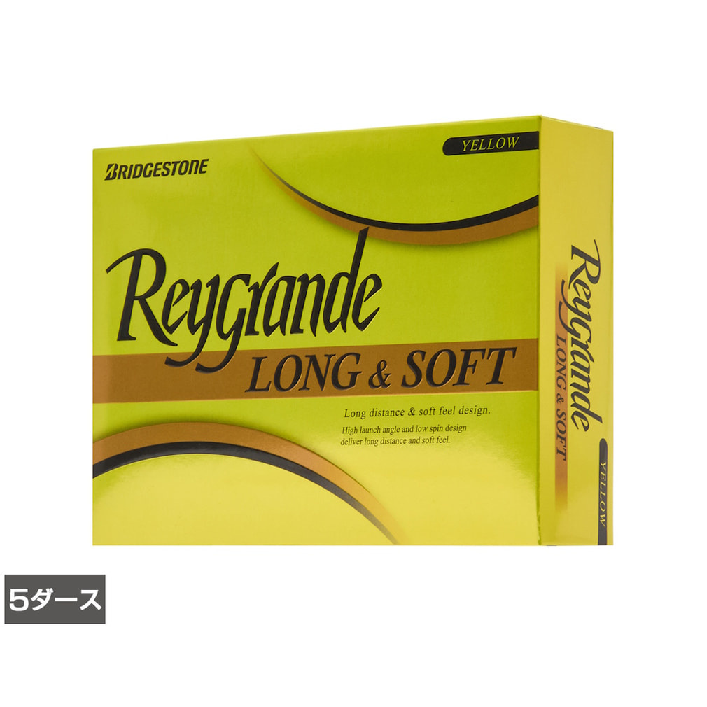 ブリヂストン 26Reygrande LONG＆SOFT イエロー (FAYX) 5ダース(60球入