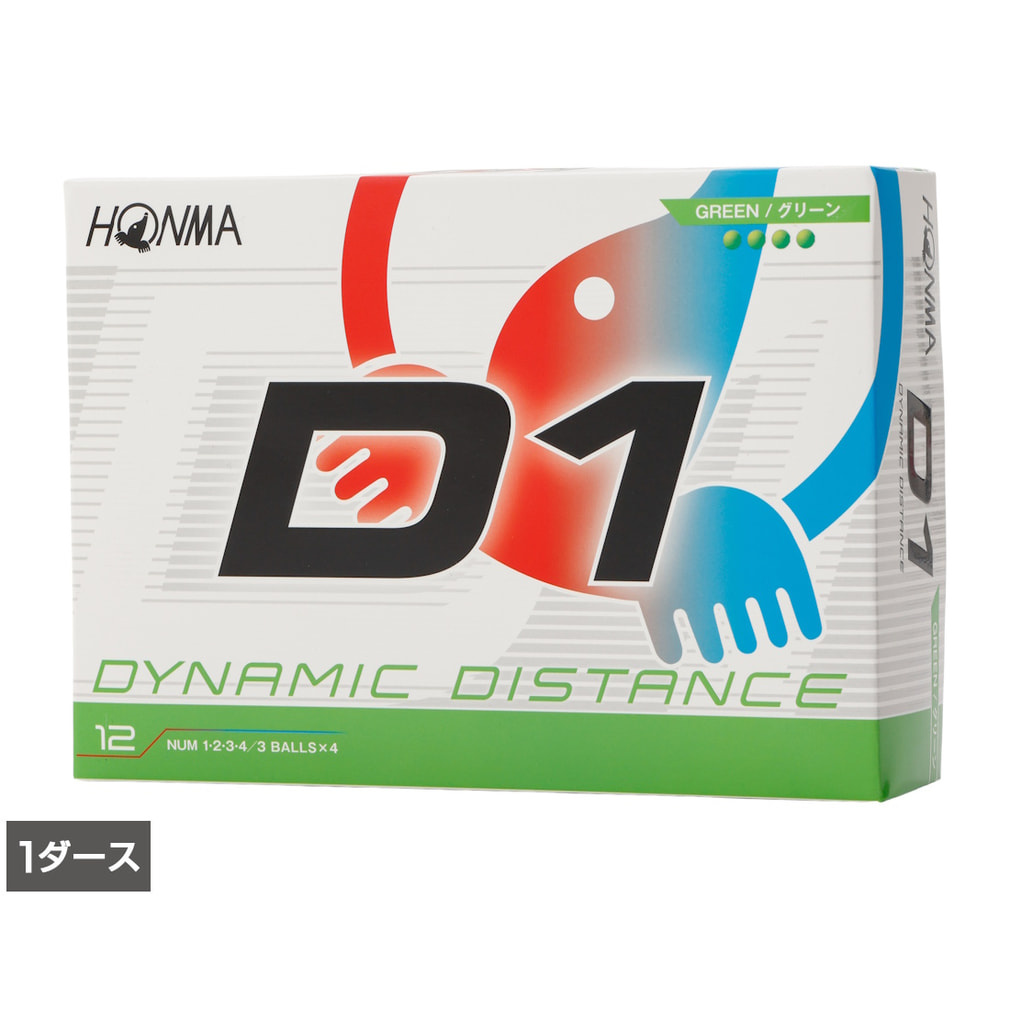�z���} D1 Ball 2026 (BT12602) 1�_�[�X(12��) �S���t ���F�� HONMA