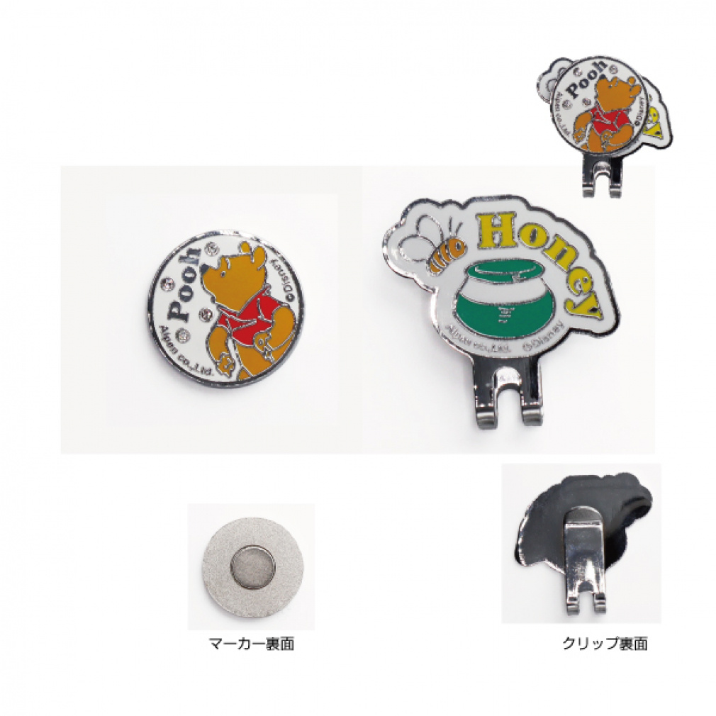 DISNEYクリップマーカー マーカー 帽子用 磁石付きマーカー