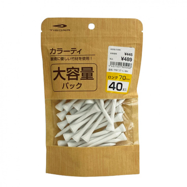 大容量カラーティ Lサイズ WHITE ティ ウッドティ 竹 エコ