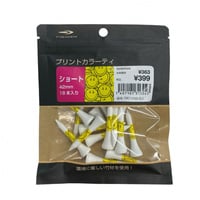 プリントカラーティ スマイル柄 Sサイズ ティ ウッドティ 竹 エコ