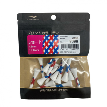 プリントカラーティ トリコ柄 Sサイズ ティ ウッドティ 竹 エコ