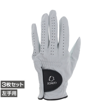 3枚セット 天然皮革グローブ 左手用