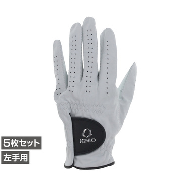 5枚セット 天然皮革グローブ 左手用