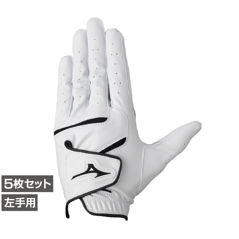 palace 手袋　グローブ ミズノ ゴルフグローブ JPX(ジェイピーエックス) 左手用 5枚セット