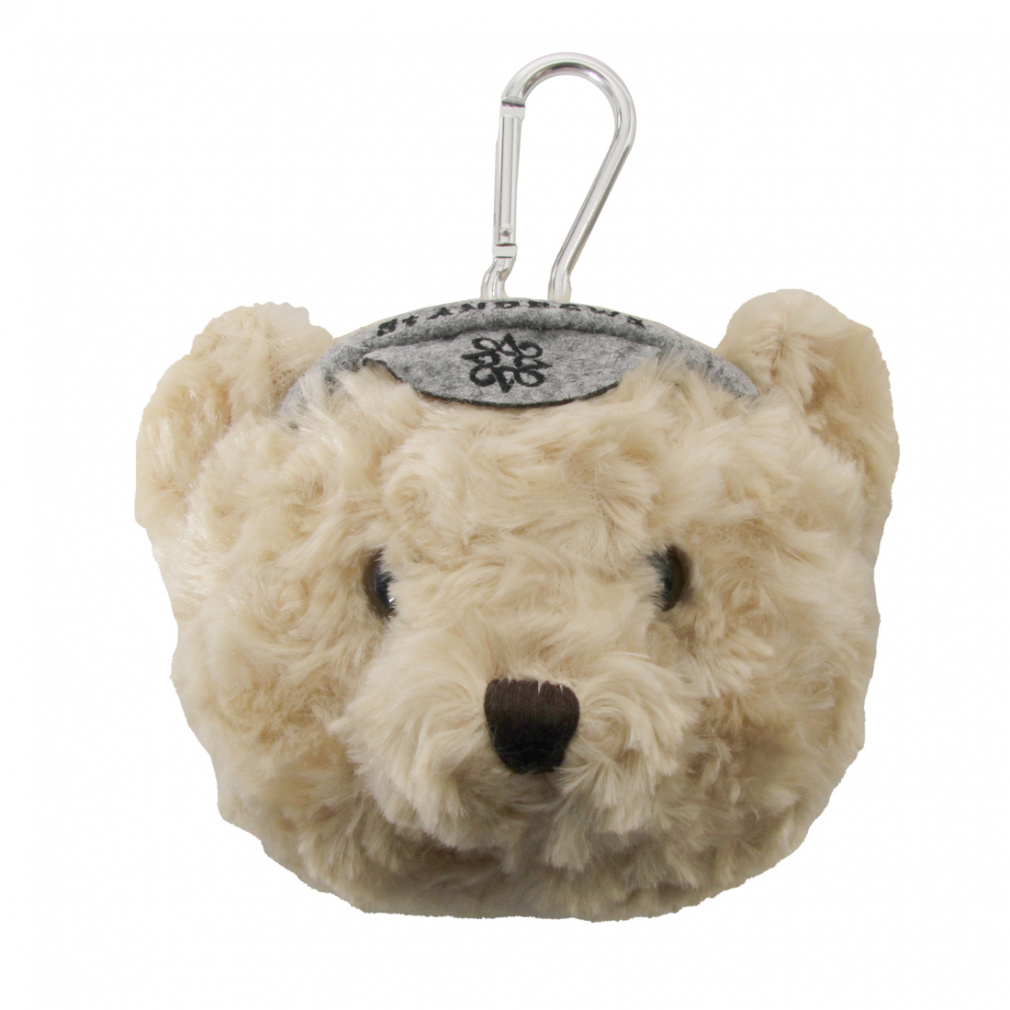 テディベアボールポーチ 0425984324(ベージュ-FREE)