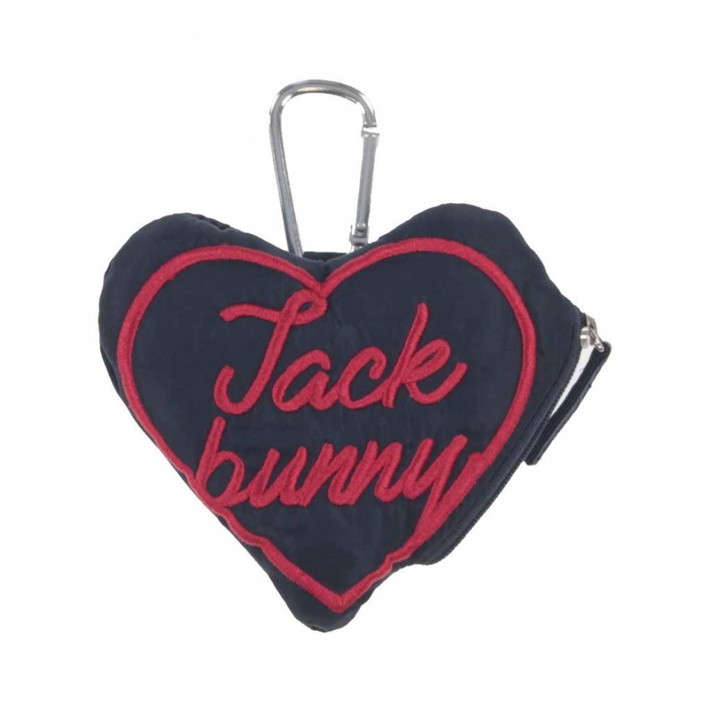 ジャック バニー ハート柄ポーチ (2624284101) ゴルフ ラウンド小物