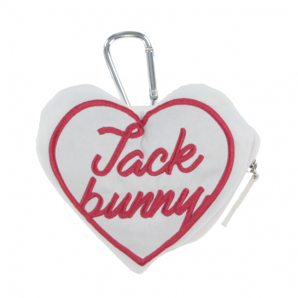 ジャック バニー ハート柄ポーチ (2624284101) ゴルフ ラウンド小物