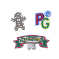 ①新品 PEARLY GATES カレッジロゴクッキー風鉄マーカー 2点セット パーリーゲイツ カレッジロゴクッキー風鉄マーカー (0534184007