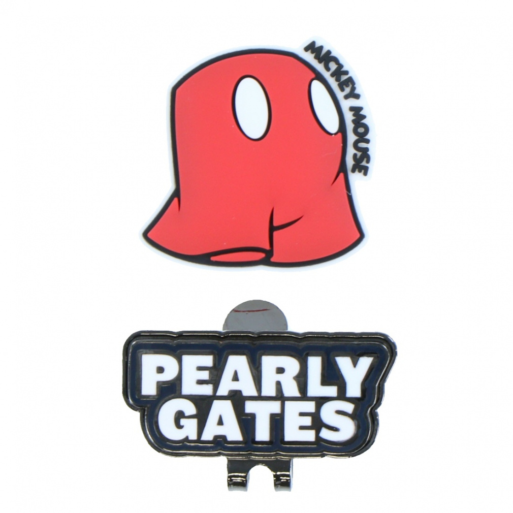 パーリーゲイツ ゴルフ ラウンド小物 MICKEY MOUSE PVCマーカー (0531284015) 人気のミッキーマウス コラボ PEARLY GATES