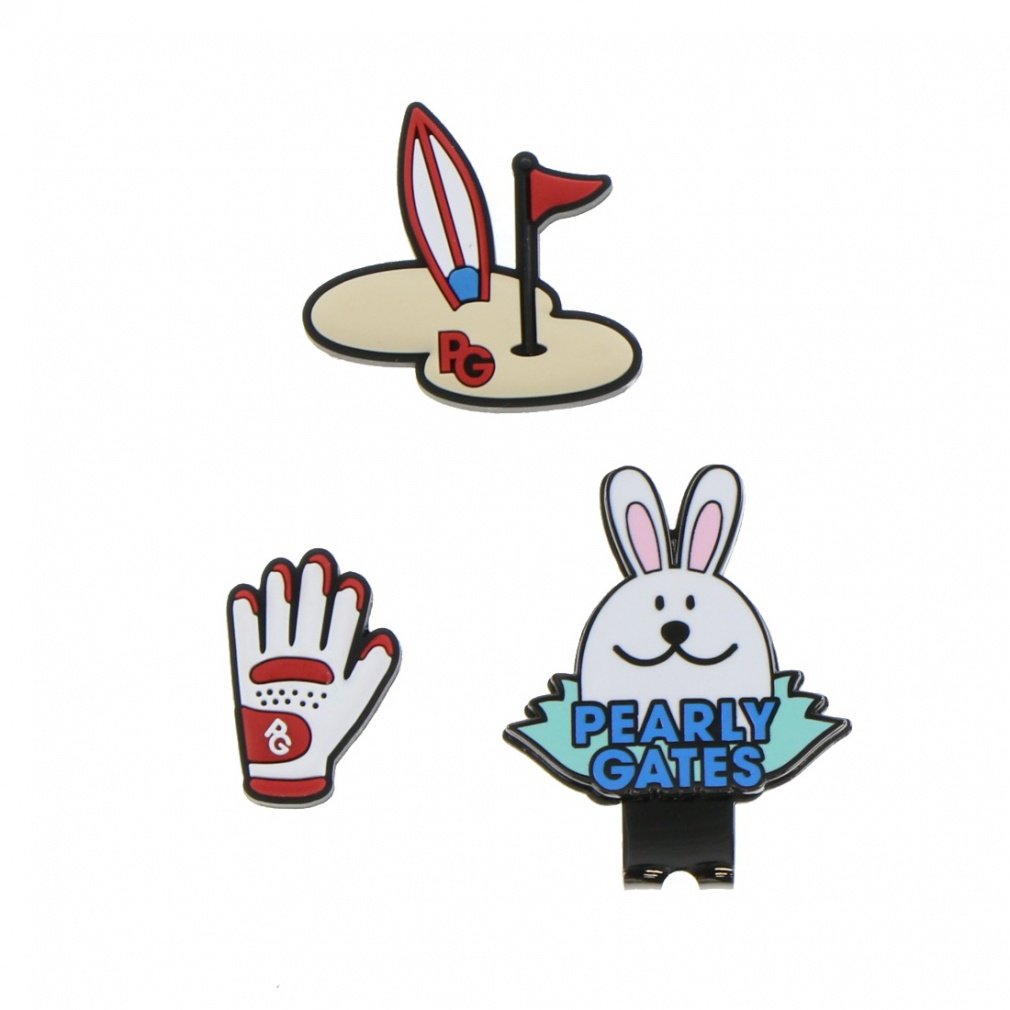 パーリーゲイツ SURF&TURF柄 PVCマーカー (0533184601) ゴルフ ラウンド小物 PEARLY GATES