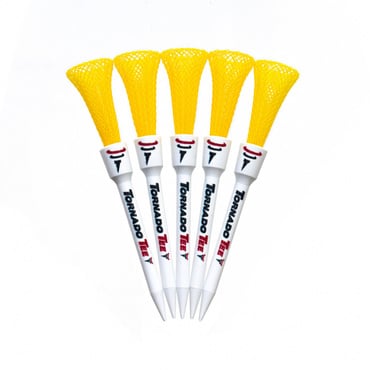トルネードティー NEON YELLOW 5本入 イエロー 3.25インチ ﾄﾙﾈｰﾄﾞﾃｨ-