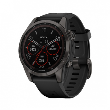fenix7S Sapphire Dual Power Ti CarbonGrayDLC/Black
