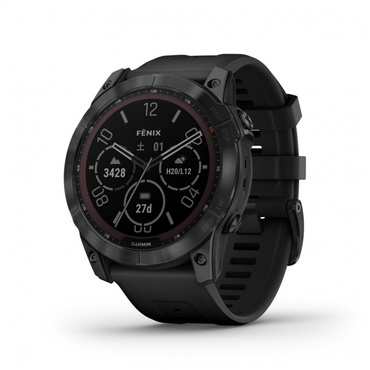 fenix 7X Sapphire Dual Power Ti Black DLC / Black