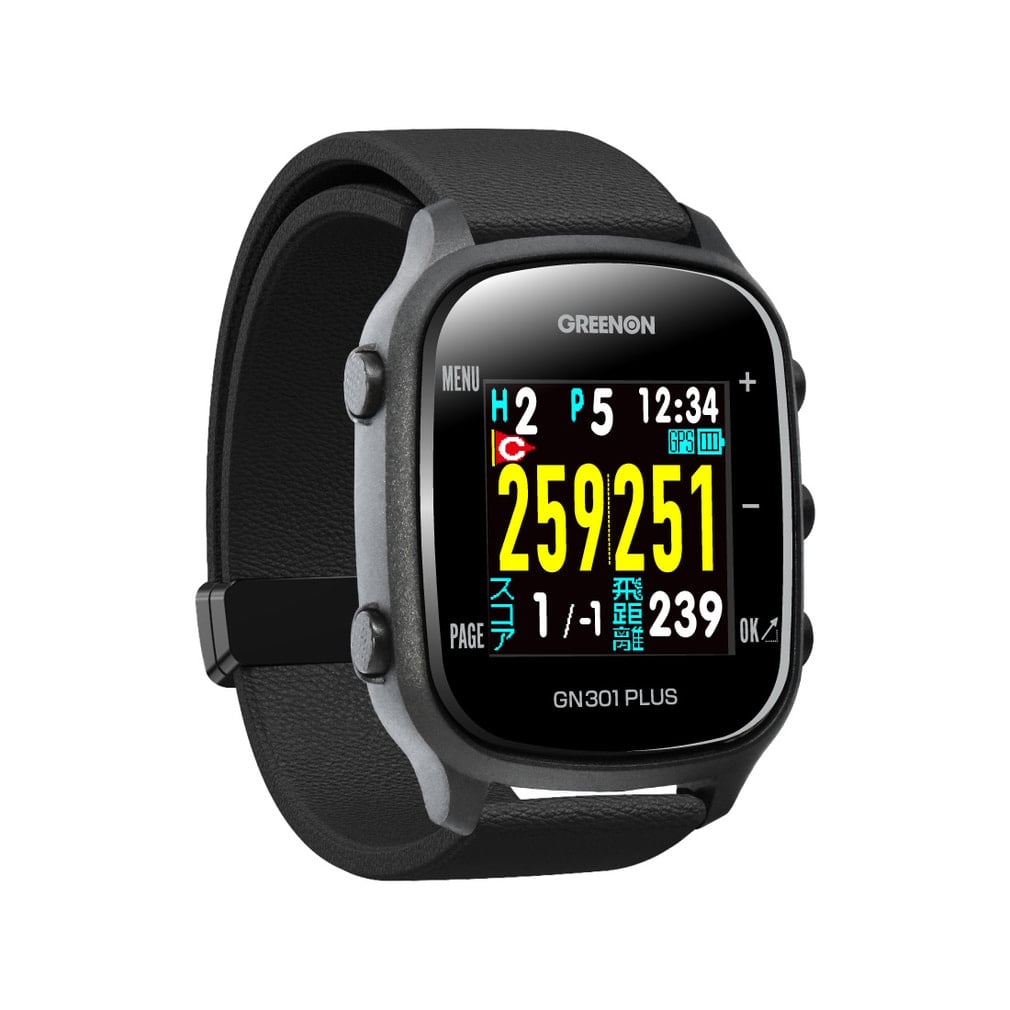 �O���[���I�� THE GOLF WATCH NORM GN301 PLUS �S���t ��������� �����v ���v �S���t�i�r GPS�S���t�i�r GPS�i�r �݂��т� GREEN ON