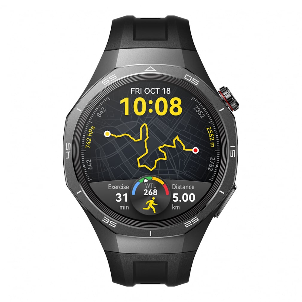 新品 HUAWEI WATCH GT5 PRO ゴルフ ナビ 距離測定器 時計 距離計】 ファーウェイ WATCH GT 5 Pro ブラック ゴルフ 距離測定器