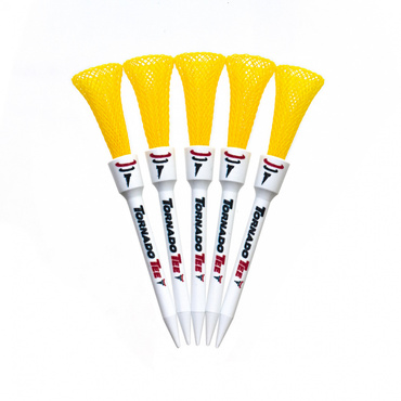 トルネードティー NEON YELLOW 5本入 イエロー 3.25インチ ﾄﾙﾈｰﾄﾞﾃｨ-