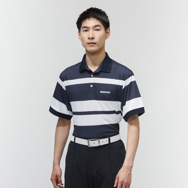 MS PANEL STRIPE POLO RF BRG261M56