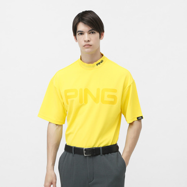 ダブルメッシュ半袖ハイネックシャツ 6215167309
