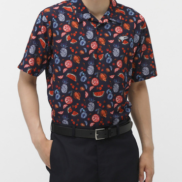 ORANGE LABEL / 別注リバティ 総柄プリント ポロシャツ 25SS 8202017944