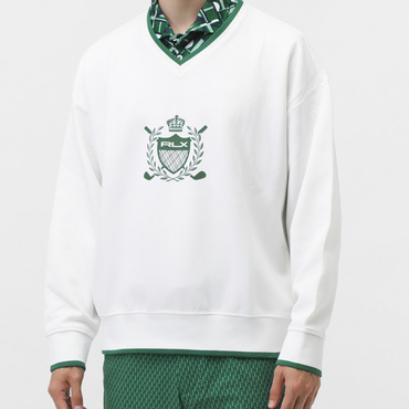 リラックス フィット クレスト ダブルニット スウェットシャツ SS25-2288