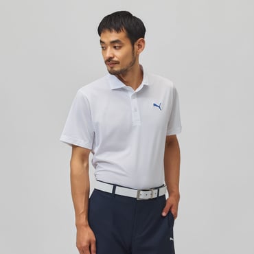 PG BACKプリント S/S ポロ 641246
