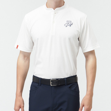 ユナイテッドアローズ ゴルフウェア 半袖シャツ 春 夏 ヘンリーネック (UAGM-25115) メンズ UNITED ARROWS