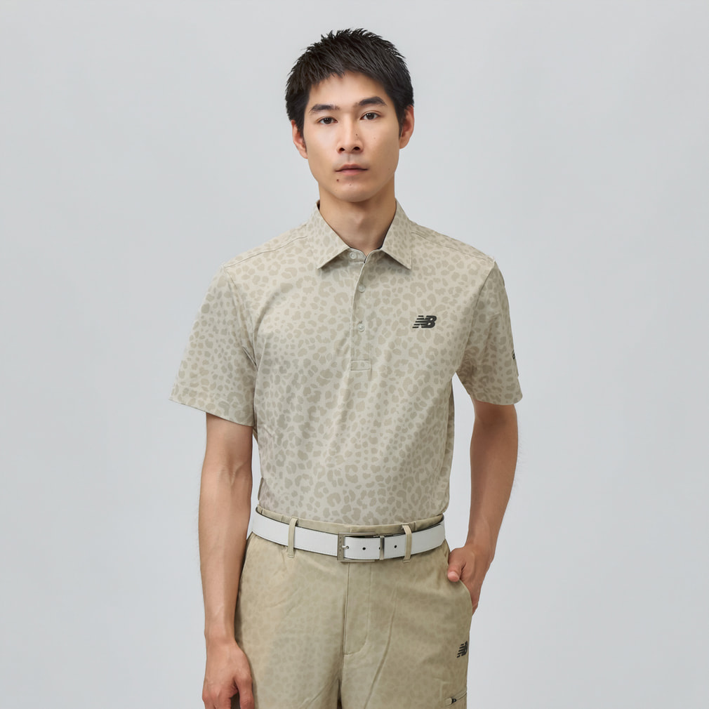 ニューバランス ゴルフウェア 半袖シャツ 秋 冬 S/SLEEVE COLLAR SHIRT