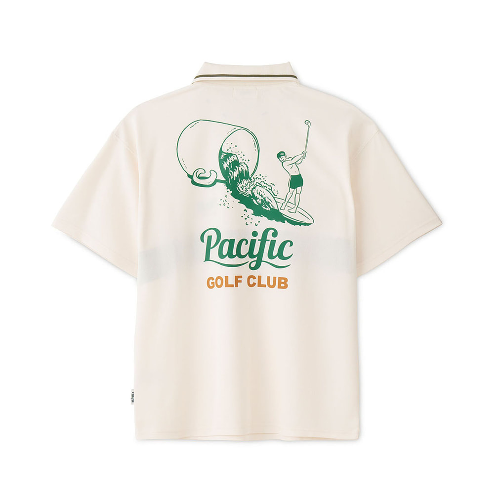 パシフィックゴルフクラブ ゴルフウェア 半袖シャツ 秋 冬 CUP AND