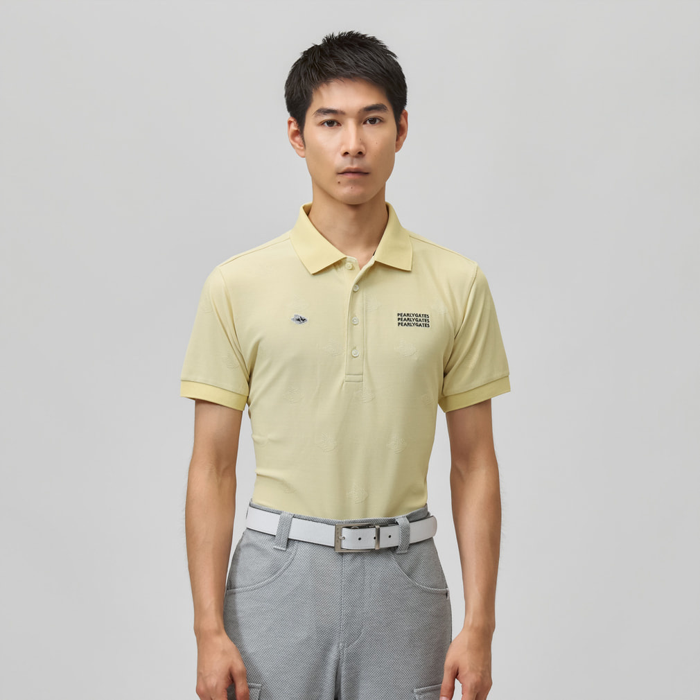 パーリーゲイツ ゴルフウェア 半袖シャツ 秋 冬 メッシュJQ