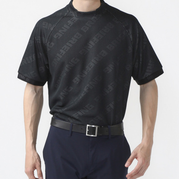 CE MS BIAS LOGO MOCK NECK RELAXED FIT BRG241M17