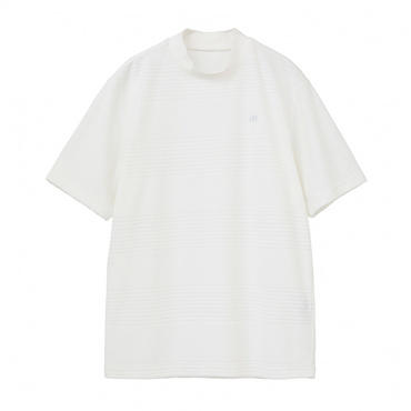 S/S Jacquard Mock Neck 7AJ026