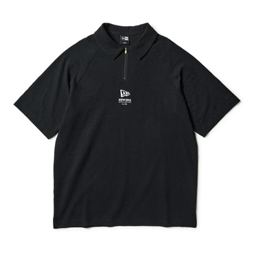 GF SS SEERSUCKER POLO BLK 261 14859911