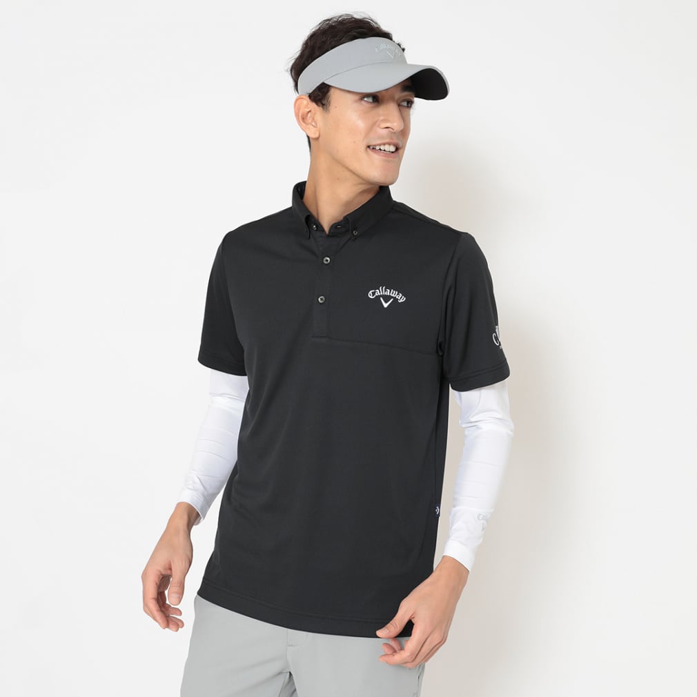 クールコア半袖シャツインナーセット C26134113(ブラック-M)