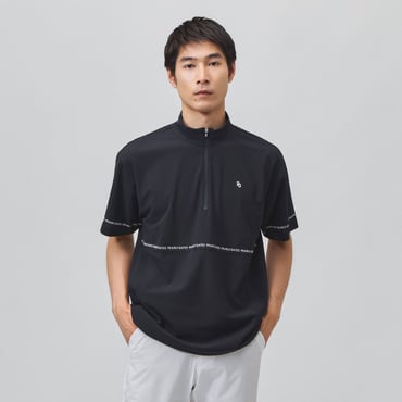 レイブロック 裏カノコ ハーフジップアップモックネックカットソー 0536267706