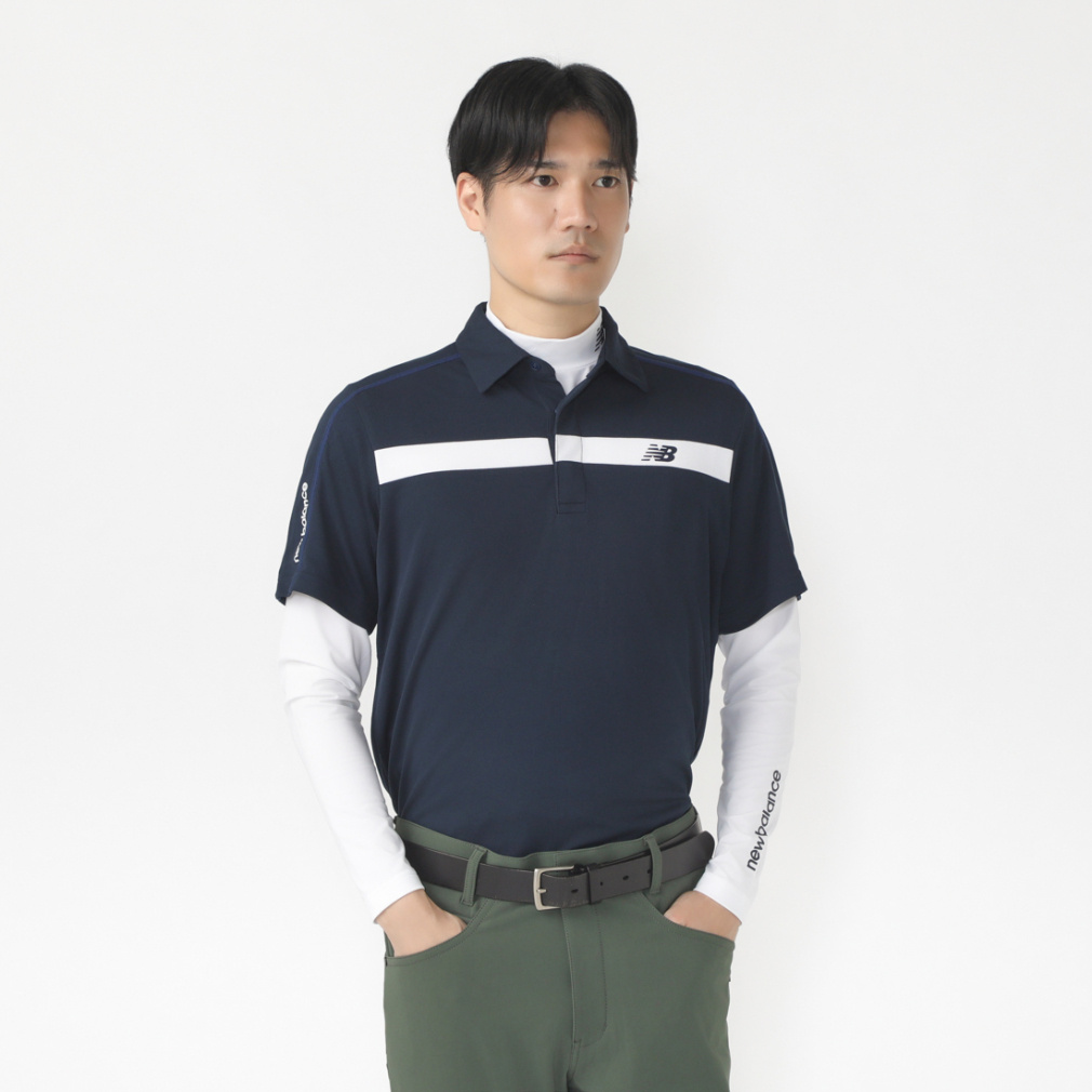 j[oX StEFA ZbgVc H ~ S/S SHIRT{L/S INNER MOCK PO (0124267011) Y New Balance