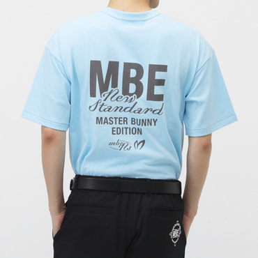 MASTER BUNNY EDITION エコブルードビーワッフル半袖 マスターバニーエディション ゴルフウェア 半袖シャツ 春 夏 エコブル