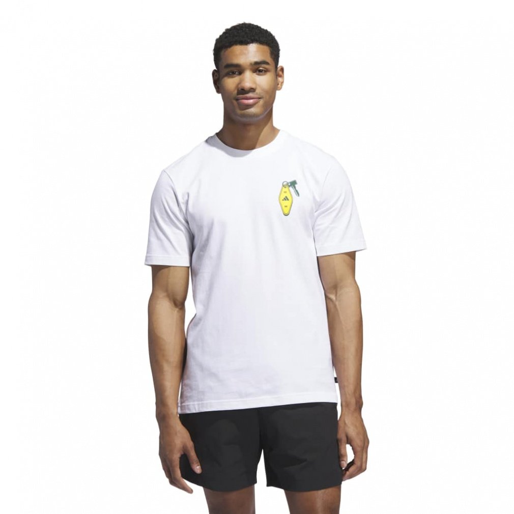 アディダス ゴルフウェア 半袖シャツ 秋 冬 ビヨンド ザ コース CHIP NYC Tシャツ (JX1766) メンズ adidas