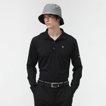 T.ウール混ポロシャツ TR-1L1805P