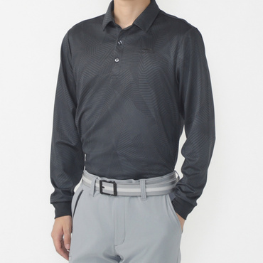 1316 アルベロベロ　長袖シャツ　派手　比翼ボタン　ゴルフ　アニマル　総柄 RUSSELUNO】 BANDANA柄 ZIP UP POLO SHIRT | GOSSIP GOLF